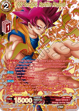 SSG Son Goku, Rapidfire Response BT20-003_PR02 card