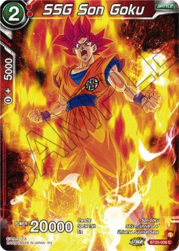 SSG Son Goku BT20-008 card