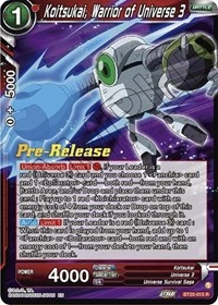 Koitsukai, Warrior of Universe 3 BT20-015_PR card