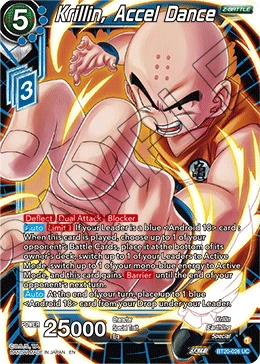 Krillin, Accel Dance BT20-026 Dragon Ball Masters card