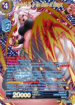 Android 21, in the Name of Hunger BT20-028_PR02 card