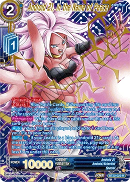 Android 21, in the Name of Peace BT20-029_PR02 card