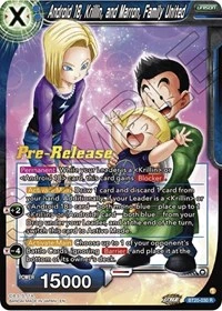 Android 18, Krillin, and Marron, Family United BT20-030_PR card
