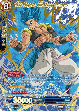 SSB Gogeta, Blistering Barrage BT20-034_PR02 card