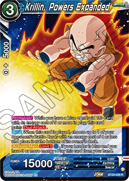 Krillin, Powers Expanded BT20-036 card