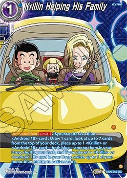 Krillin Helping His Family BT20-052_PR card