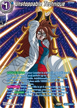 Unstoppable Technique BT20-053_PR card