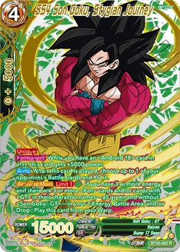 SS4 Son Goku, Stygian Journey BT20-062_PR02 card