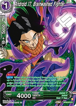 Android 17, Brainwashed Fighter BT20-072_PR card