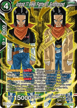 Android 17 & Hell Fighter 17, Synchronized BT20-077 card