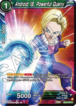 Android 18, Powerful Quarry BT20-080 card