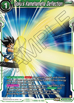 Goku's Kamehameha Deflection BT20-082 card