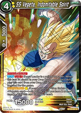 SS Vegeta, Indomitable Spirit BT20-097 card