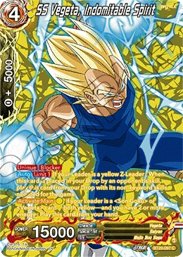 SS Vegeta, Indomitable Spirit BT20-097_PR card