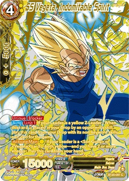 SS Vegeta, Indomitable Spirit BT20-097 Dragon Ball Masters card, Promo 2