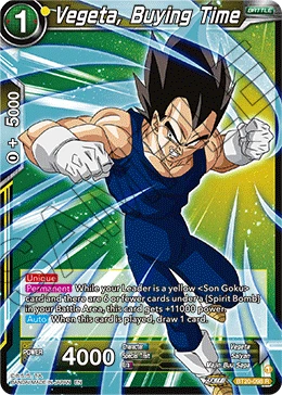 Vegeta, Buying Time BT20-098 card