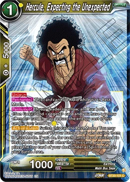 Hercule, Expecting the Unexpected BT20-101 card