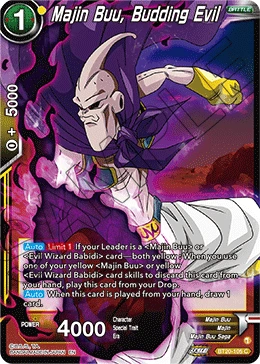 Majin Buu, Budding Evil BT20-105 card