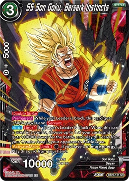 SS Son Goku, Berserk Instincts BT20-121 card