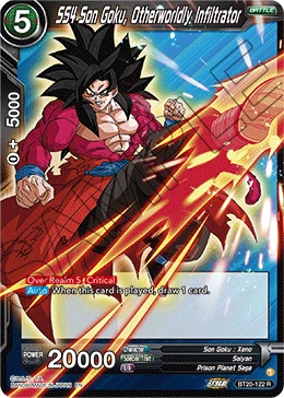 SS4 Son Goku, Otherworldly Infiltrator BT20-122 card