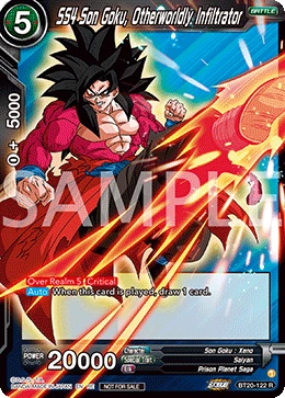 SS4 Son Goku, Otherworldly Infiltrator BT20-122_PR03 card