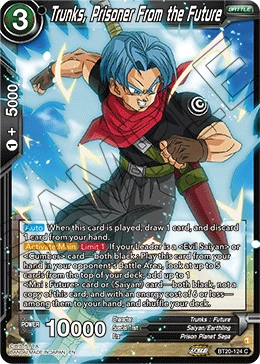Trunks, Prisoner From the Future BT20-124 card