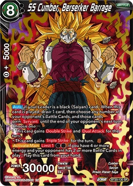 SS Cumber, Berserker Barrage BT20-130 card
