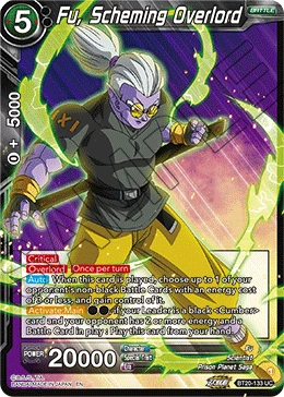 Fu, Scheming Overlord BT20-133 Dragon Ball Masters card