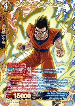 Son Gohan, Strength of Conviction BT20-138 Dragon Ball Masters card, Promo 2