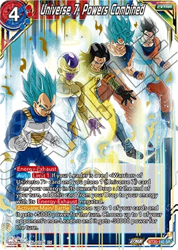 Universe 7, Powers Combined BT20-140 Dragon Ball Masters card