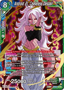 Android 21, Ceaseless Despair BT20-143 card
