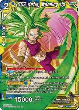 SS2 Kefla, Warming Up BT20-146 card