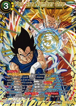 You Are Number One BT20-147 Dragon Ball Masters card, Promo