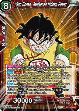 Son Gohan, Awakened Hidden Power BT21-012 card