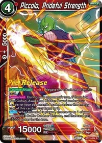 Piccolo, Prideful Strength BT21-014_PR card
