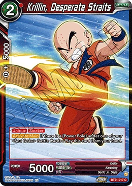 Krillin, Desperate Straits BT21-017 card