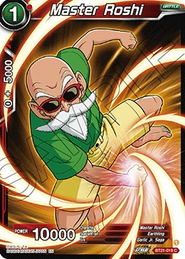 Master Roshi BT21-019 card
