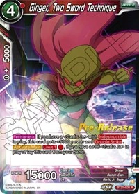 Ginger, Two Sword Technique BT21-026_PR card