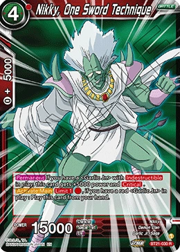 Nikky, One Sword Technique BT21-030 card