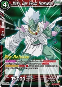 Nikky, One Sword Technique BT21-030_PR card