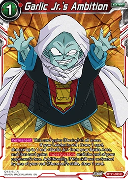 Garlic Jr.’s Ambition BT21-033 card