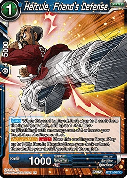 Hercule, Friend’s Defense BT21-057 card