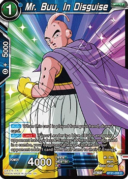 Mr. Buu, In Disguise BT21-059 card