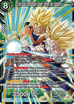 SS Son Goku & SS2 Son Gohan, Father-Son Solidarity BT21-079 card