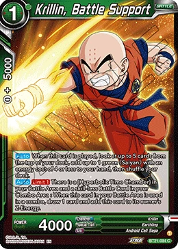 Krillin, Battle Support BT21-084 card