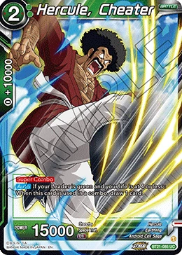 Hercule, Cheater BT21-085 Dragon Ball Masters card
