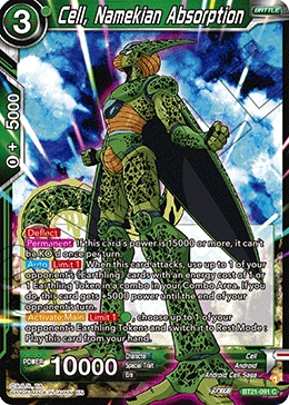 Cell, Namekian Absorption BT21-091 card