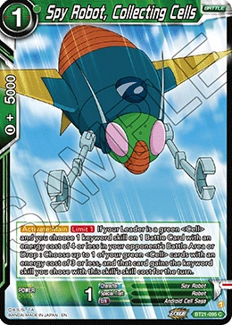 Spy Robot, Collecting Cells BT21-095 card
