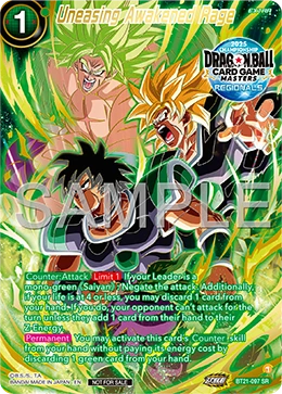 Uneasing Awakened Rage BT21-097_PR03 card