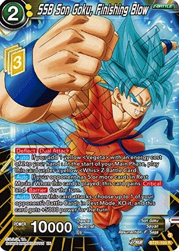 SSB Son Goku, Finishing Blow BT21-103 card